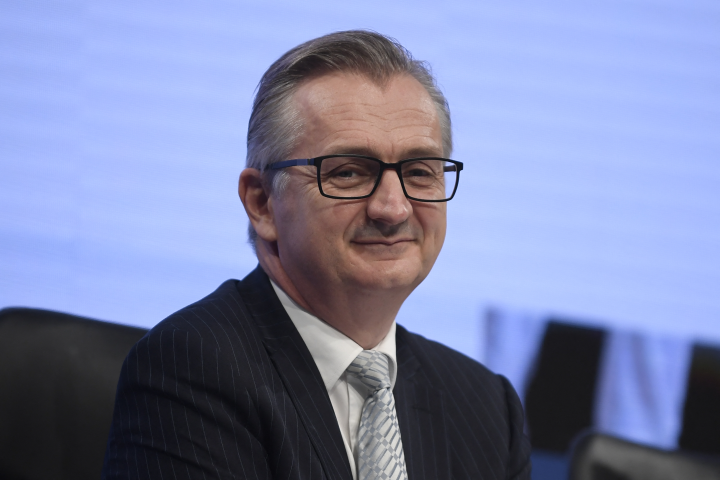 Laurent Guillot, directeur général d'emeis (Photo by JULIEN DE ROSA / AFP)