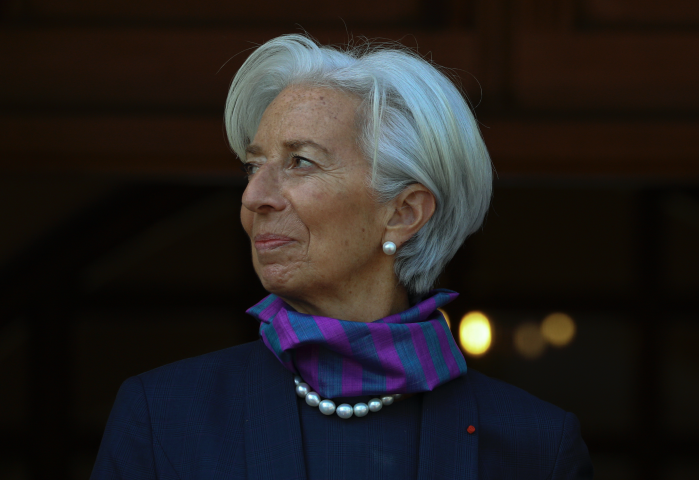 Christine Lagarde, présidente de la Banque centrale européenne - Danil Shamkin / NurPhoto / NurPhoto via AFP