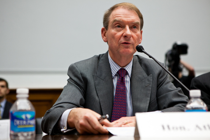 Paul Atkins. Photo by Brendan Hoffman / GETTY IMAGES NORTH AMERICA / AFP