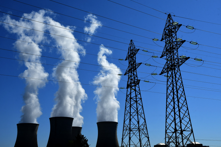 Electricité (Photo by Romain Doucelin / Hans Lucas via AFP)