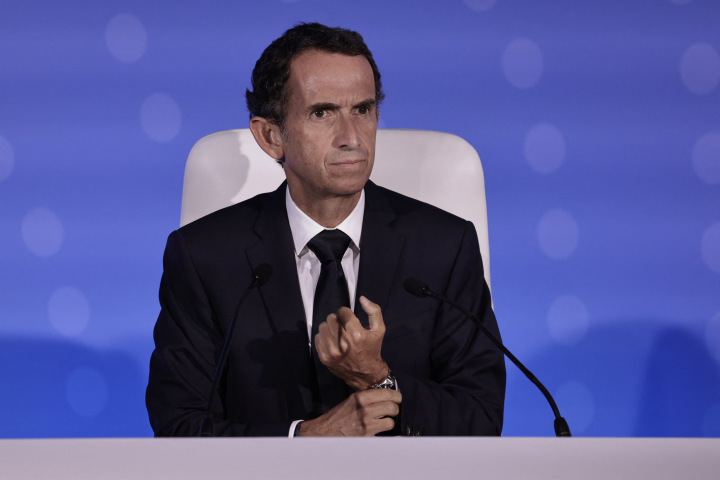 Alexandre Bompard (Photo by STEPHANE DE SAKUTIN / AFP)