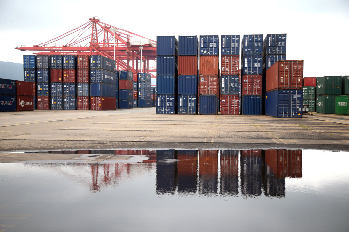 Containers. Photo by AFP
