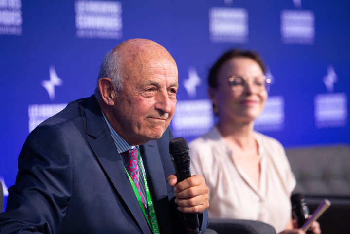 Jean-Hervé Lorenzi, fondateur du Cercle des économistes et président des Rencontres économiques d'Aix-en-Provence. Crédits : Franck Bessiere
