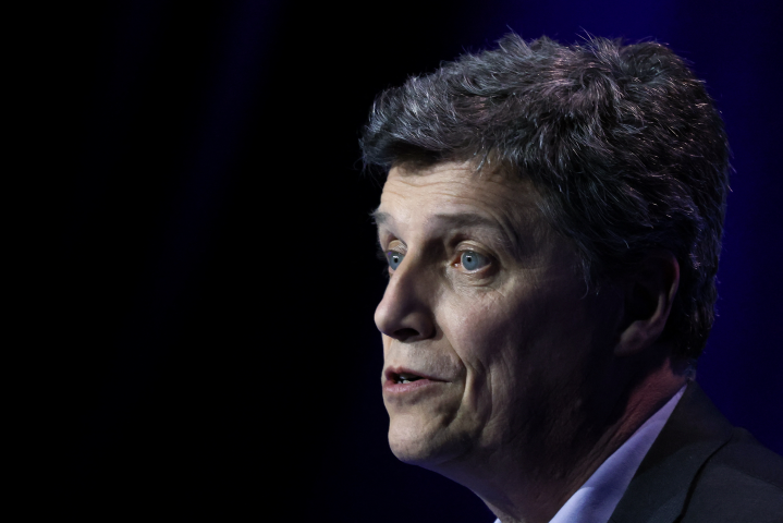 Antoine de Saint-Affrique, directeur général de Danone (Photo by ALAIN JOCARD / AFP)