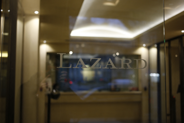 Lazard (Photo by MATTHIEU ALEXANDRE / AFP)