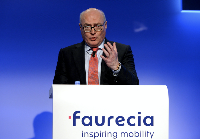 Patrick Koller, directeur général de Faurecia - ERIC PIERMONT / AFP