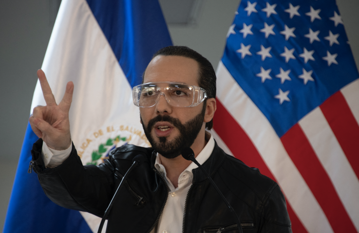 Nayib Bukele, Président du Salvador / Yuri CORTEZ / AFP