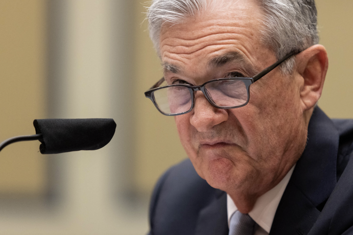 Jerome Powell, président de la Réserve fédérale américaine - POOL / GETTY IMAGES NORTH AMERICA / Getty Images via AFP