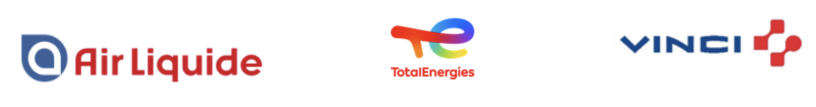 Air Liquide, TotalEnergies et Vinci - DR