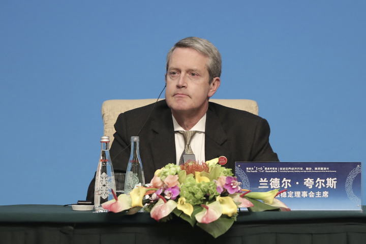 Randal Quarles, vice-président du Conseil des gouverneurs en charge de la supervision - LINTAO ZHANG / GETTY IMAGES ASIAPAC / Getty Images via AFP