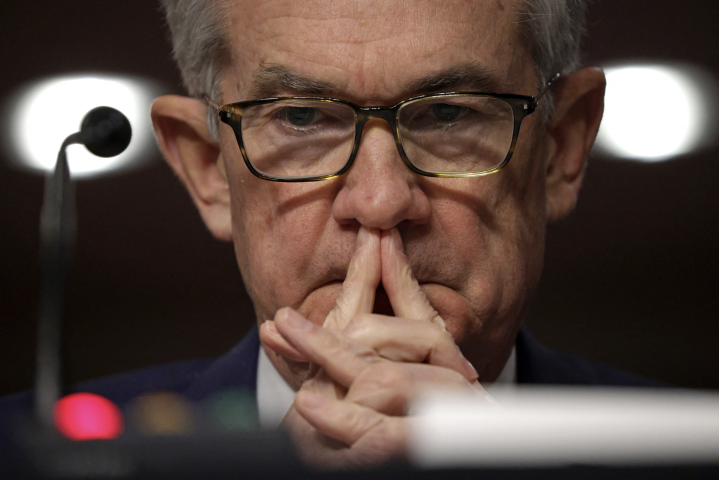 Jerome Powell, président de la Réserve fédérale américaine - ALEX WONG / GETTY IMAGES NORTH AMERICA / Getty Images via AFP