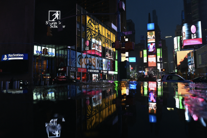 Time Square, New York - ANGELA WEISS / AFP