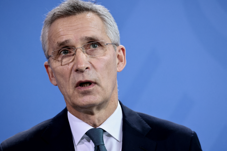 Jens Stoltenberg - HANNIBAL HANSCHKE / POOL / AFP