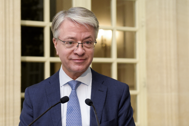 Jean-Laurent Bonnafé, administrateur directeur général de BNP Paribas - ERIC PIERMONT / AFP