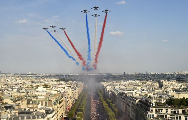 Champs Élysées. Bertrand GUAY / AFP