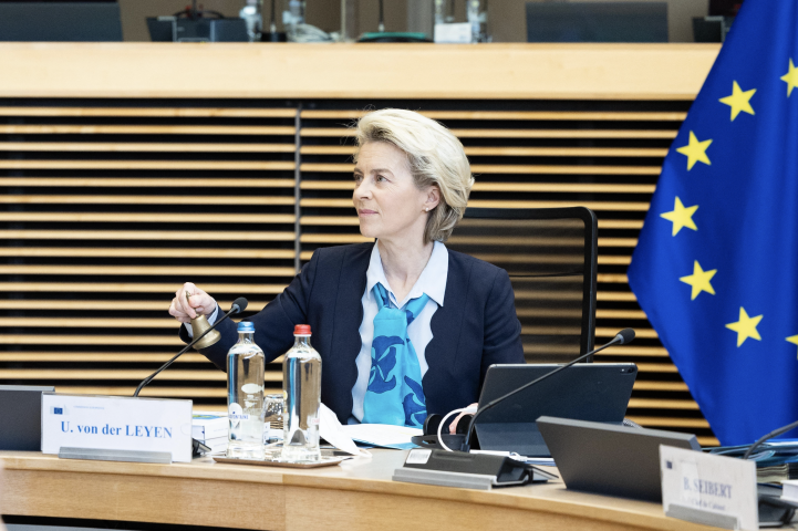 Ursula von der Leyen, présidente de la Commission européenne - European Commision / Pool / ANADOLU AGENCY / Anadolu Agency via AFP