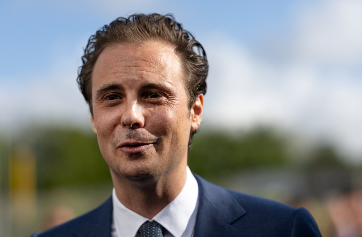 Cyrille Bolloré, le PDG du groupe Bolloré. (Photo by FRED TANNEAU / AFP)