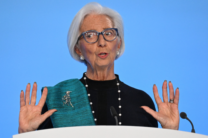 Christine Lagarde, présidente de la Banque centrale européenne - Photo par KIRILL KUDRYAVTSEV / AFP