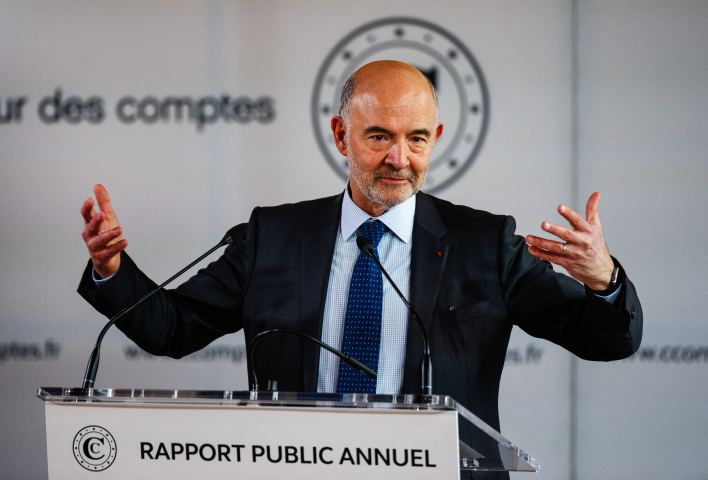 Pierre Moscovici, Premier président de la Cour des comptes - Dimitar DILKOFF / AFP