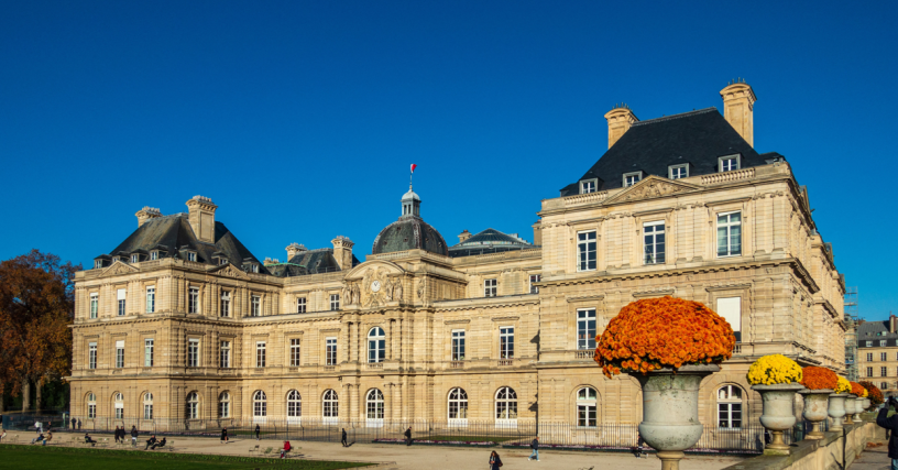 Sénat, Paris. (Photo by Jean ISENMANN / ONLY FRANCE / Only France via AFP)