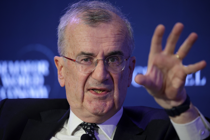 François Villeroy de Galhau. Photo par ALEX WONG / GETTY IMAGES NORTH AMERICA / GETTY IMAGES VIA AFP