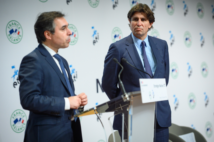 Frédéric Coirier et Philippe d'Ornano, co-présidents du METI (©Eric TSCHAEN/REA) 