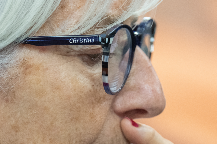 Christine Lagarde, présidente de la Banque centrale européenne - Sebastian GOLLNOW / POOL / AFP