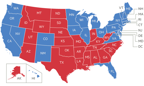 US map