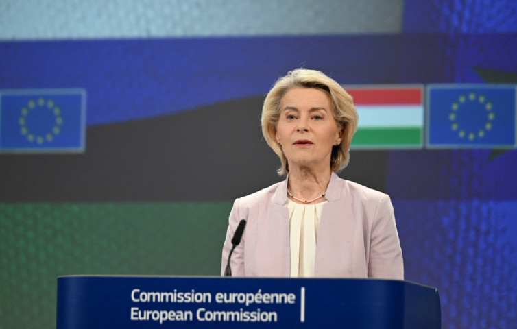 Ursula von der Leyen, présidente de la Commission européenne - Photo par DURSUN AYDEMIR / ANADOLU / ANADOLU VIA AFP