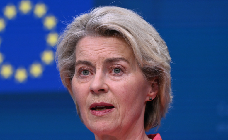 Ursula von der Leyen, présidente de la Commission européenne - JOHN THYS / AFP
