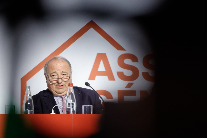 Thierry de La Tour d'Artaise (Photo by GEOFFROY VAN DER HASSELT / AFP)
