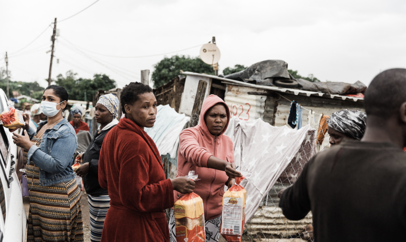 Township. RAJESH JANTILAL / AFP