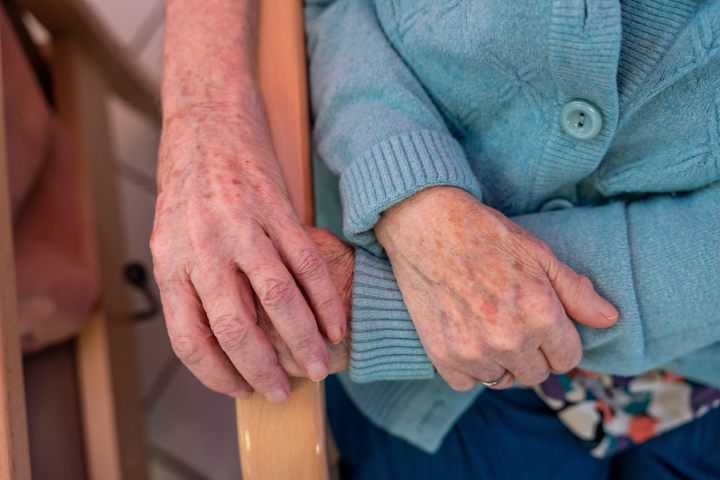 Ehpad  (Photo by Aline Morcillo / Hans Lucas via AFP)