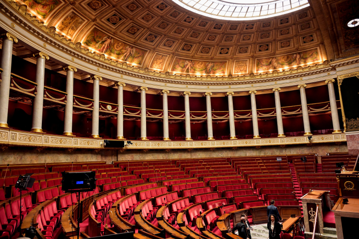 Assemblée nationale (Photo by Bertrand GUAY / AFP)