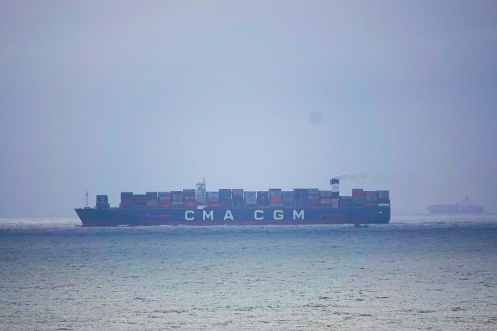 CMA-CGM (Photo by Thilina Kaluthotage / NurPhoto / NurPhoto via AFP)