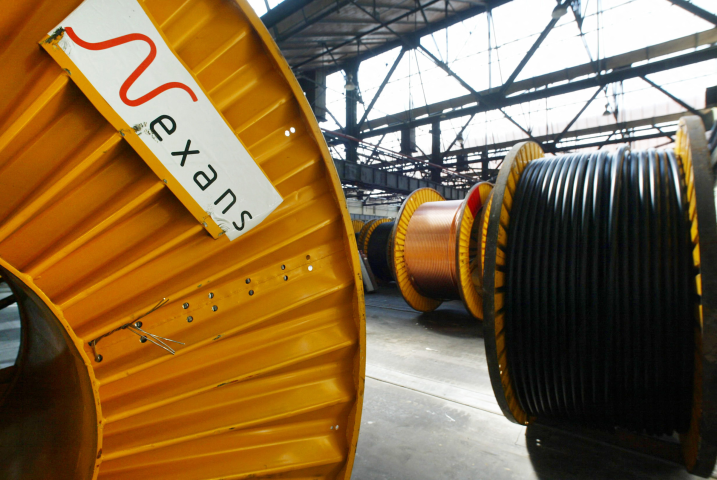 Le câblier Nexans face aux défis industriels du Great Sea Interconnector (Photo by PHILIPPE MERLE / AFP)