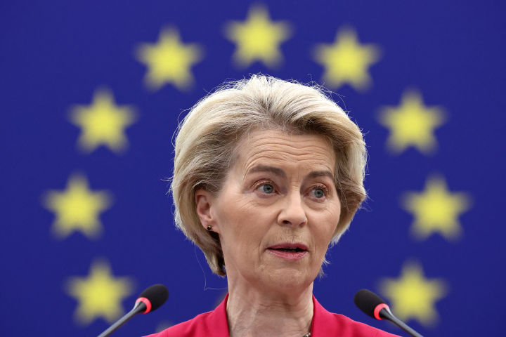 Ursula von der Leyen, présidente de la Commission européenne - FREDERICK FLORIN / AFP