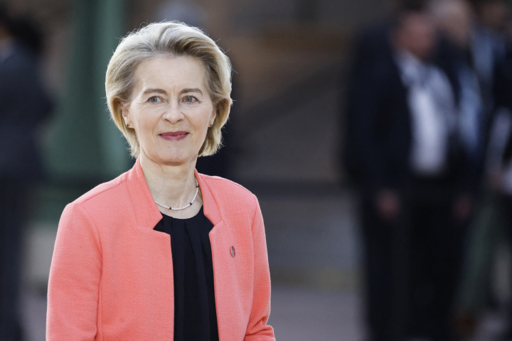 Ursula von der Leyen, présidente de la Commission européenne - Ludovic MARIN / AFP