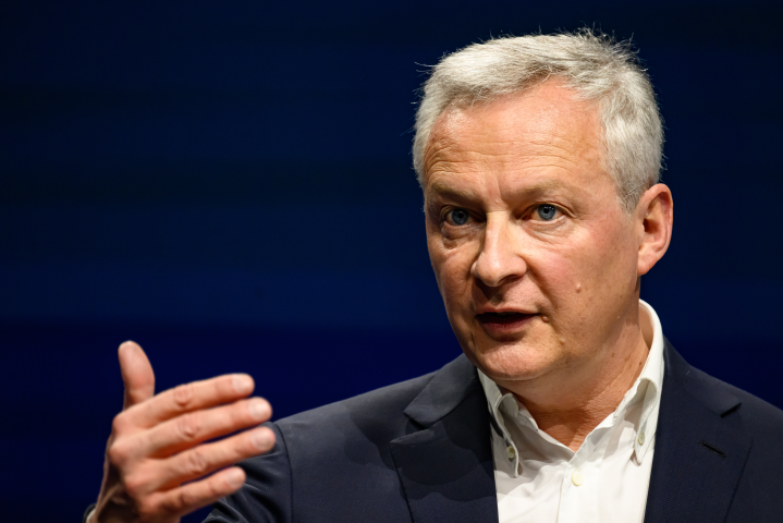 Bruno Le Maire, ministre de l'Economie et des Finances - Eric TSCHAEN/REA