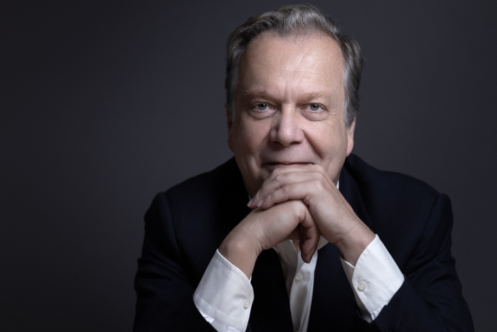 Philippe Salle, le directeur général d'Atos (Photo by JOEL SAGET / AFP)