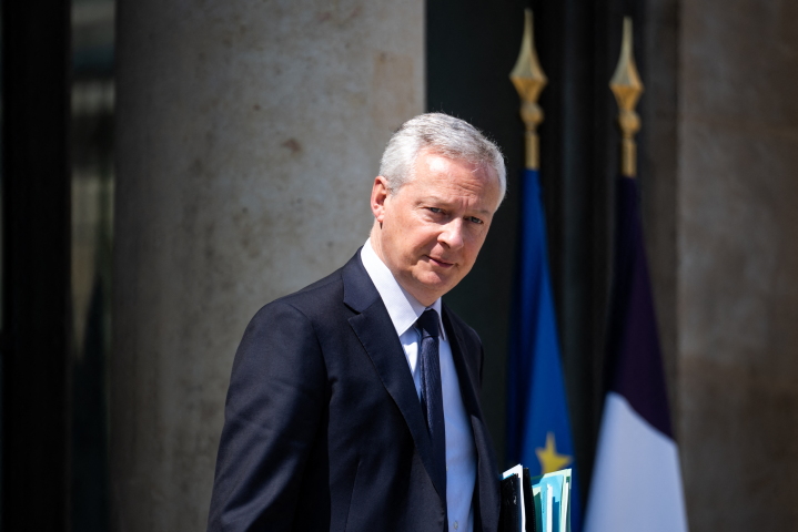 Le ministre de l'Economie et des Finances, Bruno Le Maire (©Hans Lucas via AFP)