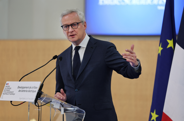 Bruno Le Maire, ministre démissionnaire de l'Economies et des Finances - FRED TANNEAU / AFP
