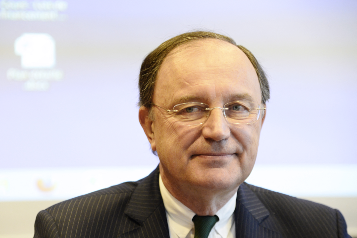 Patrick de Cambourg,  Chair of the EFRAG Sustainability Reporting Board - BERTRAND GUAY / AFP