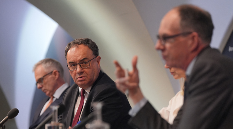 Andrew Bailey, gouverneur de la Banque d'Angleterre - WPA POOL / GETTY IMAGES EUROPE / Getty Images via AFP
