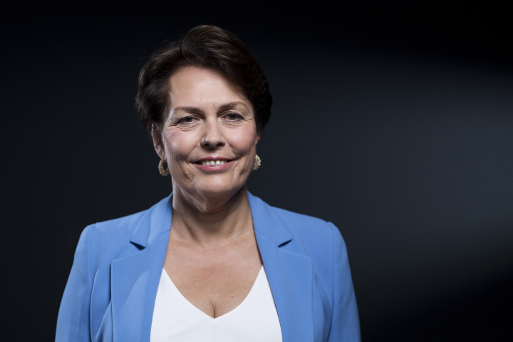 Véronique Bedague (Photo by JULIEN DE ROSA / AFP)