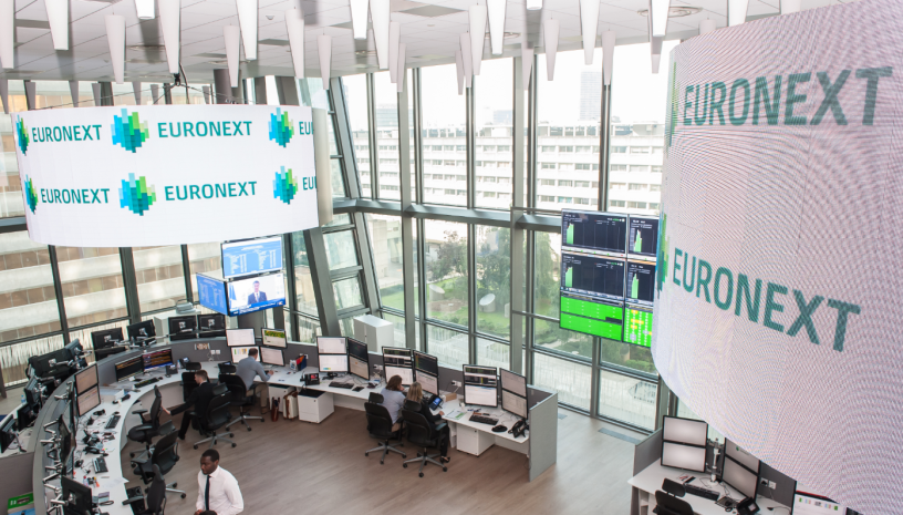 Euronext - surveillance room - bourse - marchés