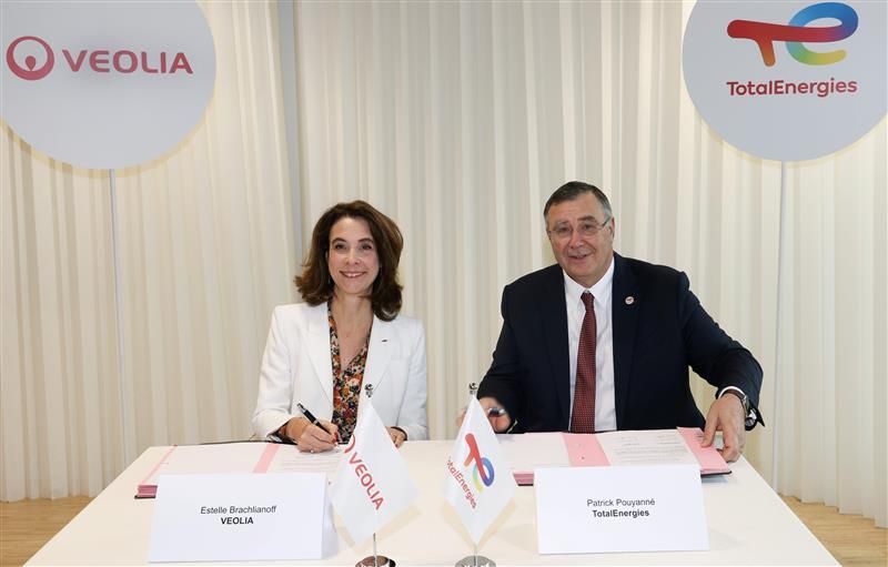 Estelle Brachlianoff et Patrick Pouyanné (TotalEnergies) 