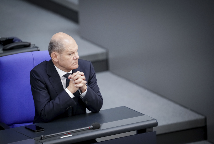 Olaf Scholz, chancelier fédéral d'Allemagne - Kay Nietfeld/ZUMA Press/ZUMA/REA