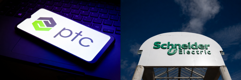 Avec PTC, Schneider Electric fait du logiciel un pilier encore plus central de son modèle. (Photo by Jaque Silva / NurPhoto / NurPhoto via AFP) (Photo by ARNAUD FINISTRE / AFP)

