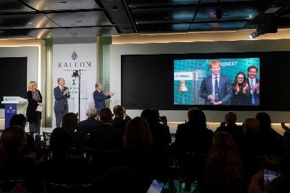 Cérémonie de la cloche de Kaleon, crédits : Euronext